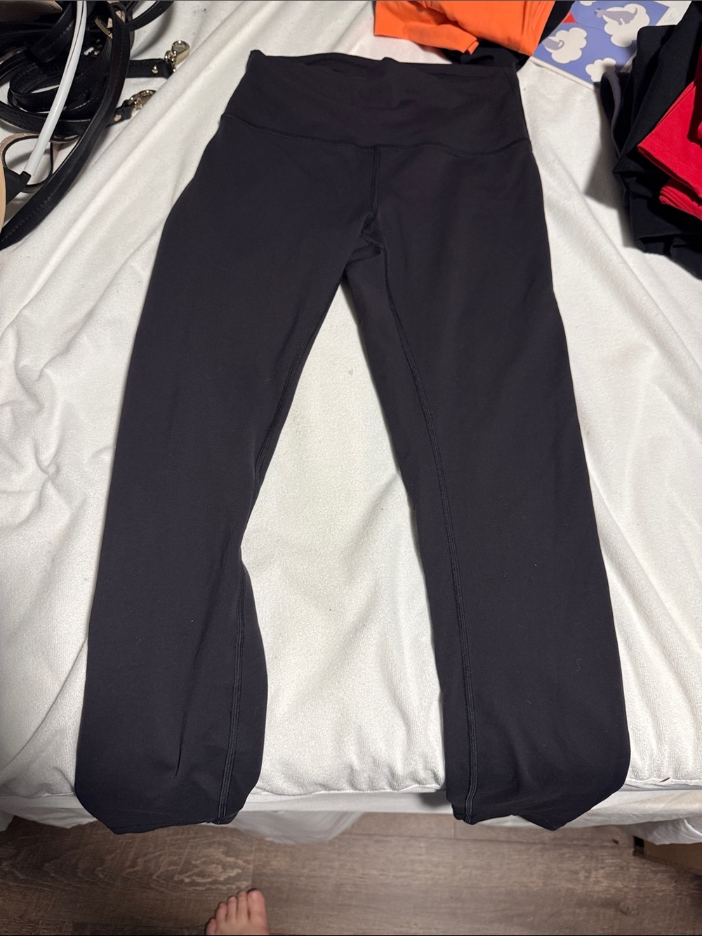 Black High-Waist lululemon align active Leggings 7/8 length